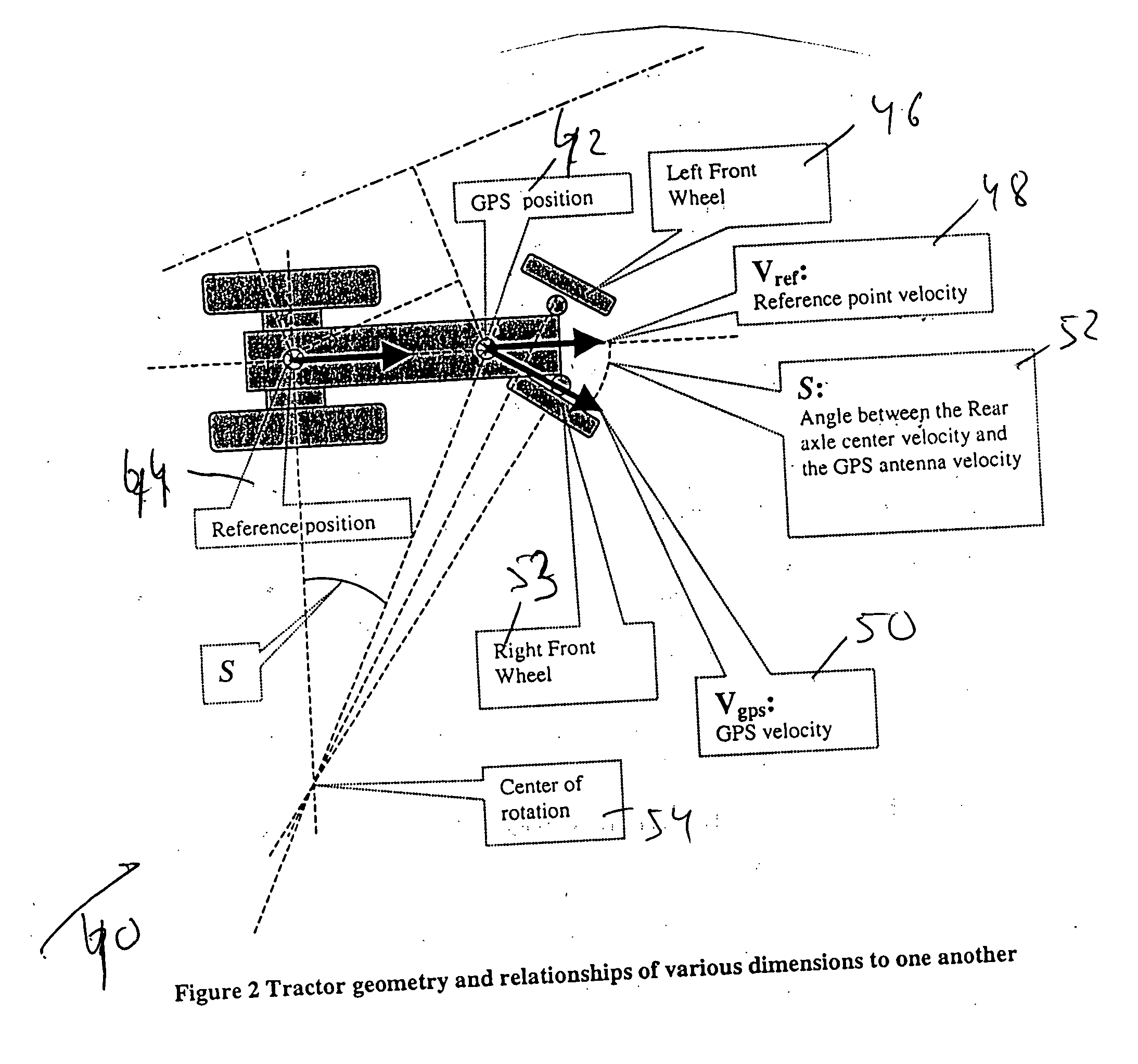 Method and apparatus for steering movable object by using control algorithm that takes into account the difference between the nominal and optimum positions of navigation antenna