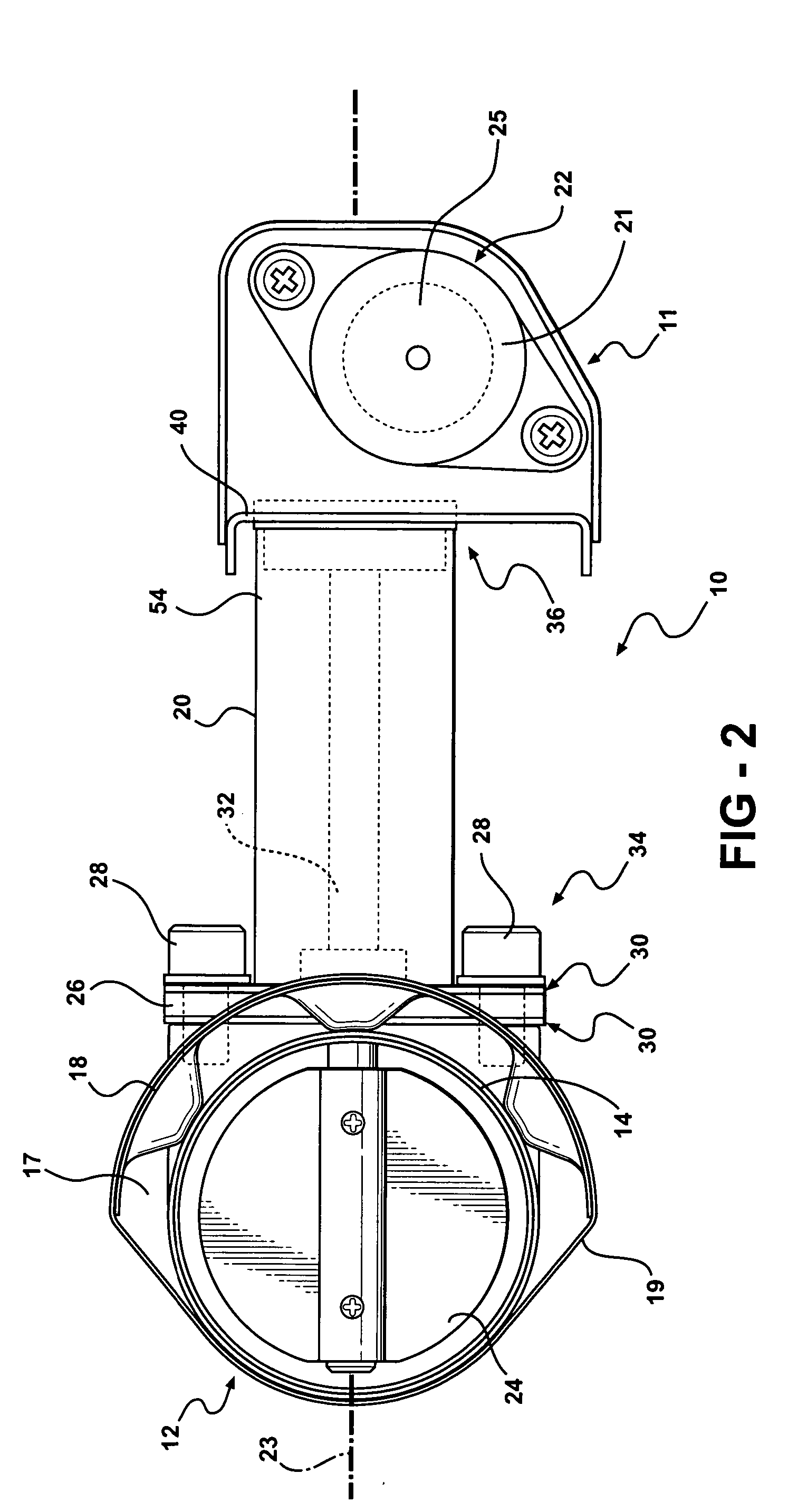 Electrically controlled exhaust valve