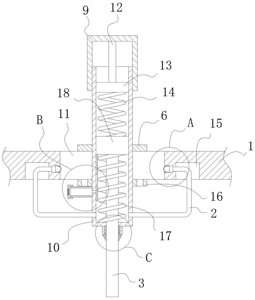 Obstacle crossing device of intelligent novel agricultural seeding machine