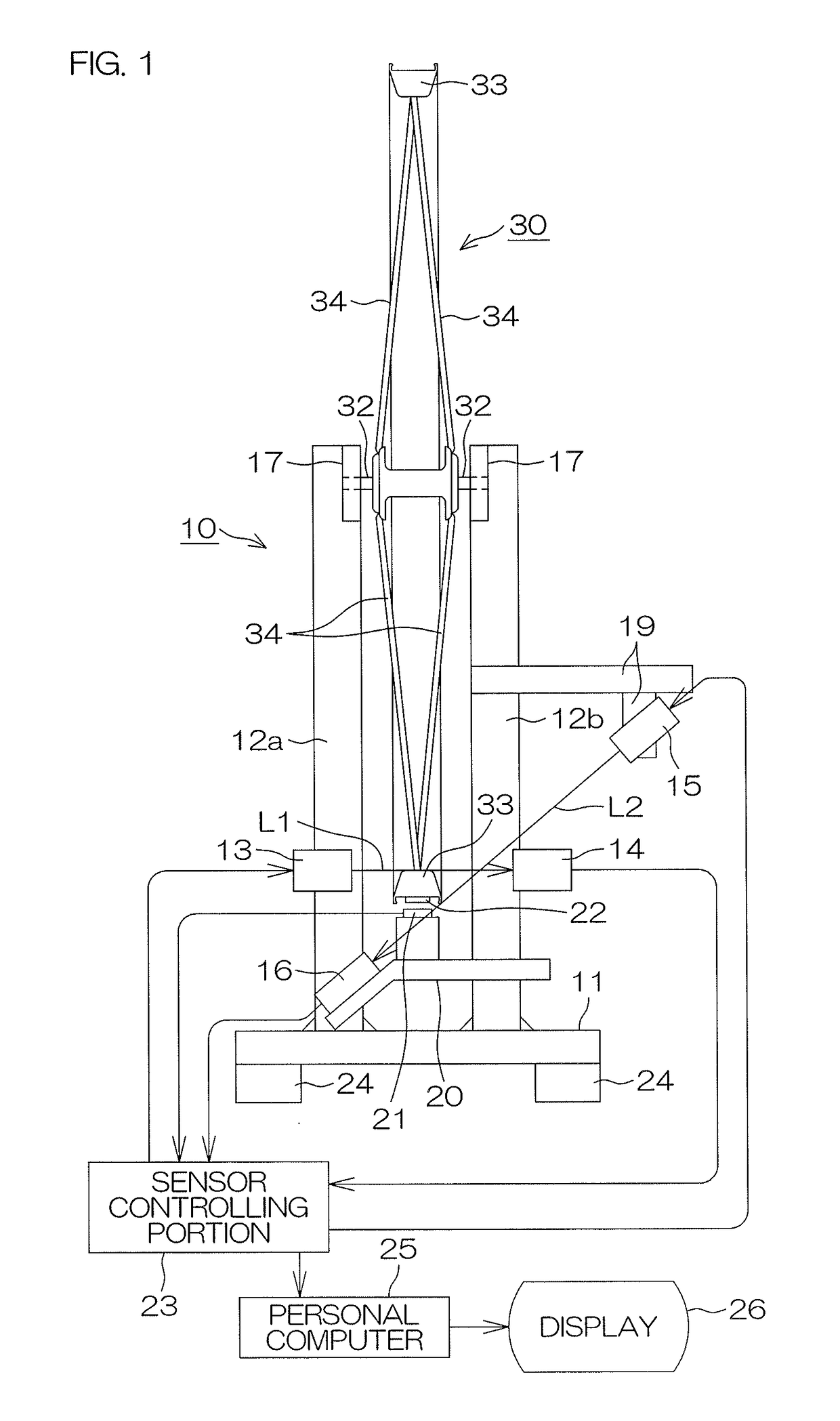 Misalignment detecting device for spoked wheel