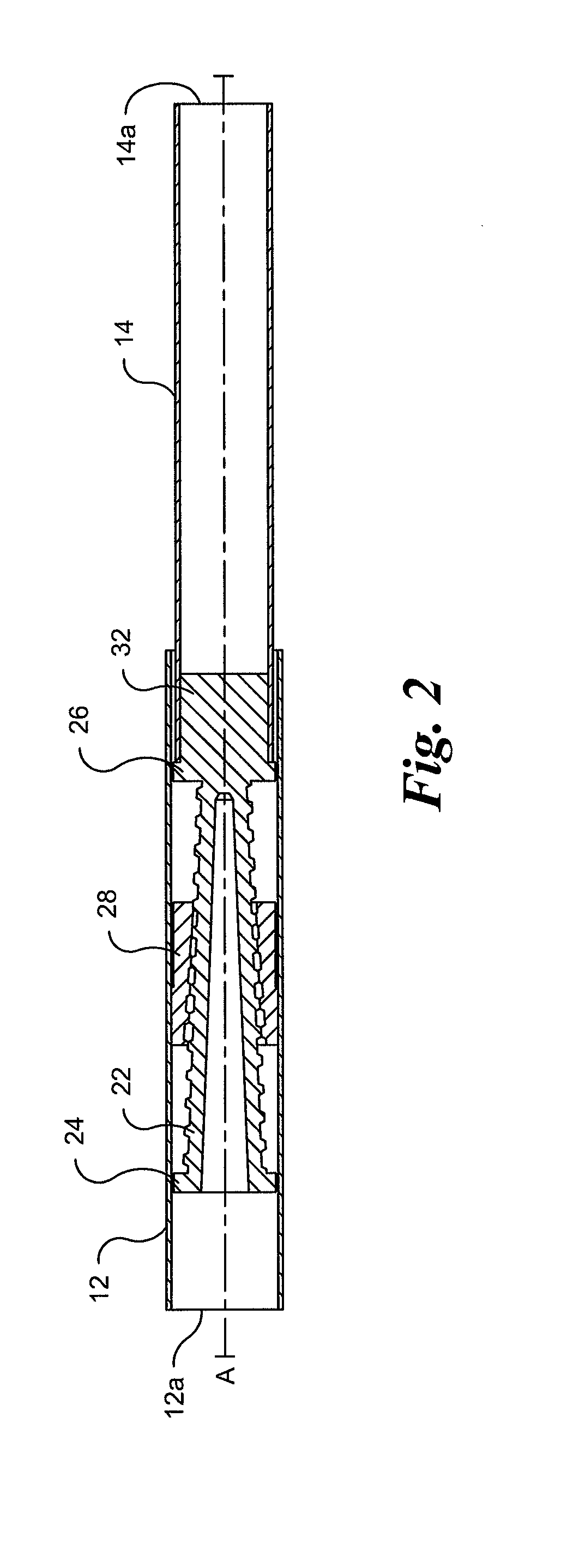 Molded tension rod mechanism with single lock nut