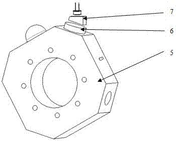 A light-combining prism adjustment device