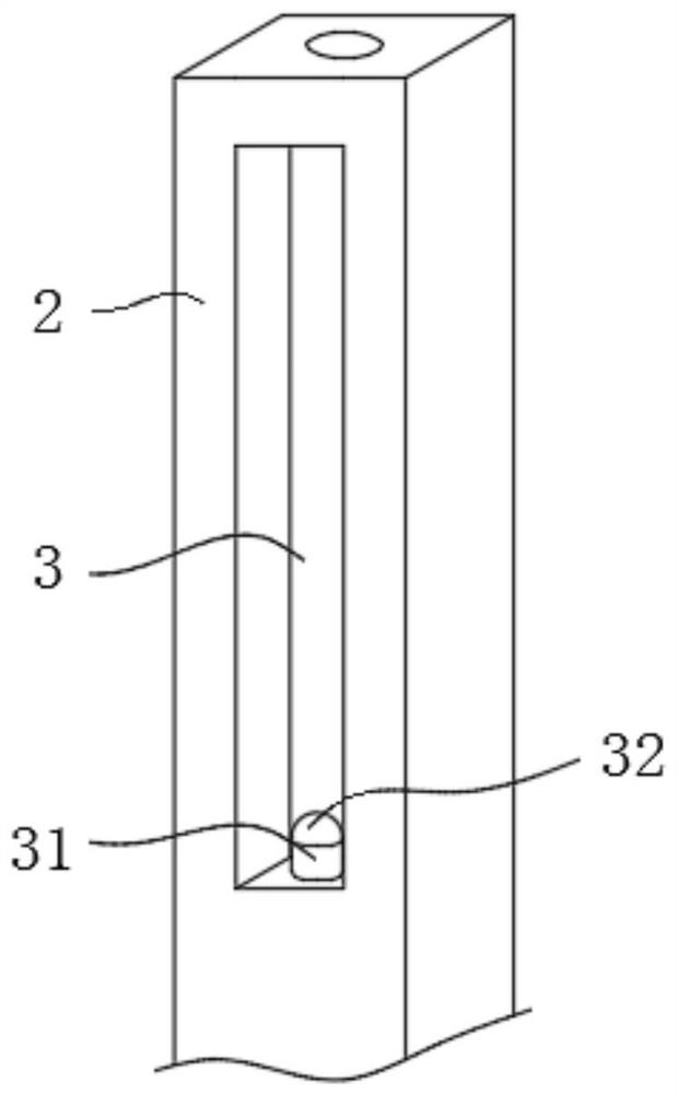 Automatic stop protection device for sized warp library