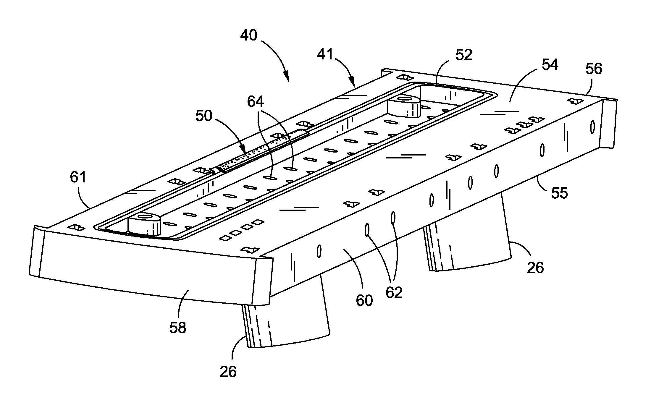 Drill template tool with integral seal