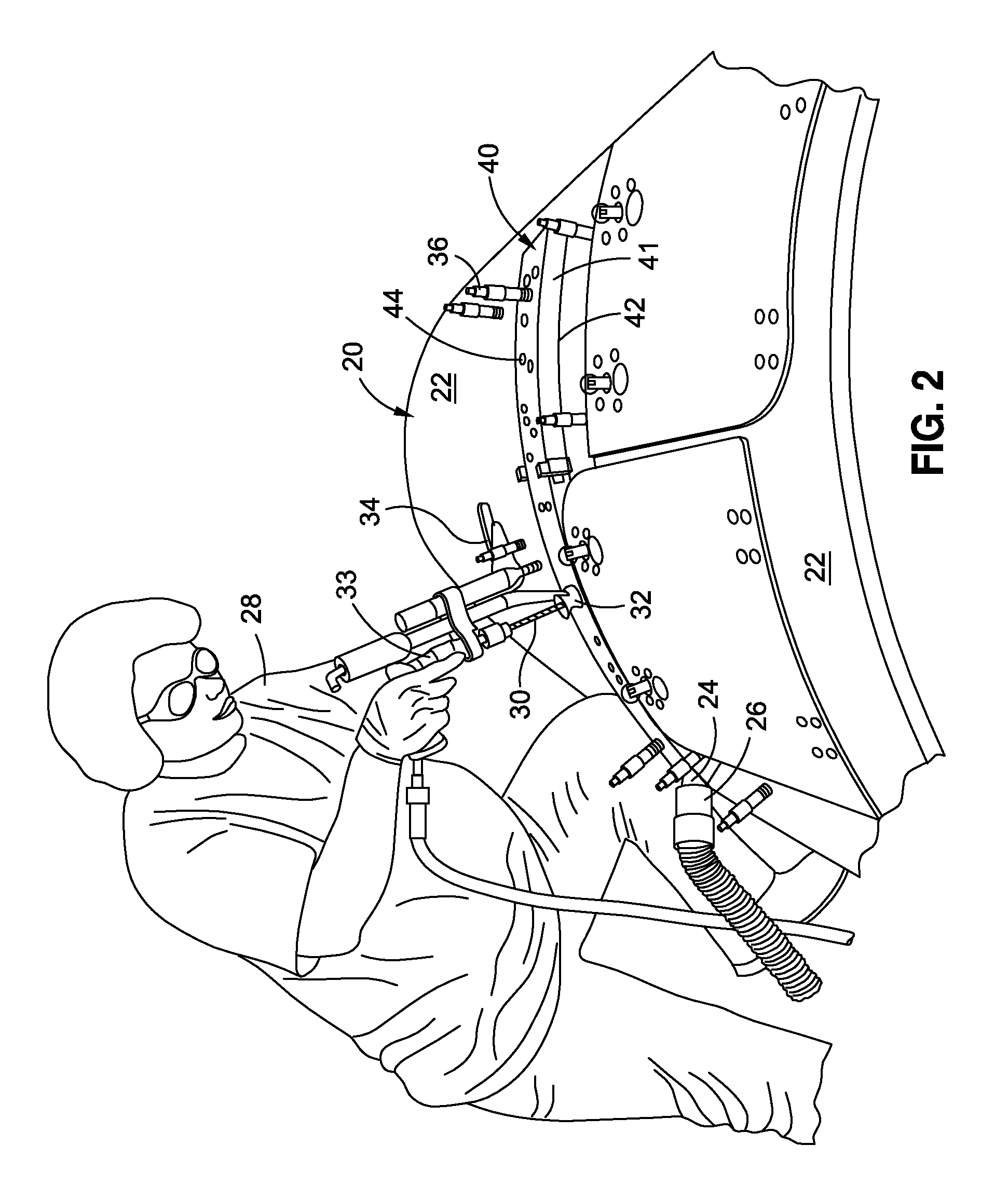 Drill template tool with integral seal