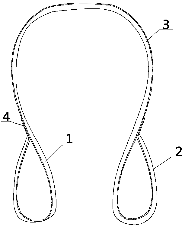 High-rise escape safety belt provided with leg belts and escape method