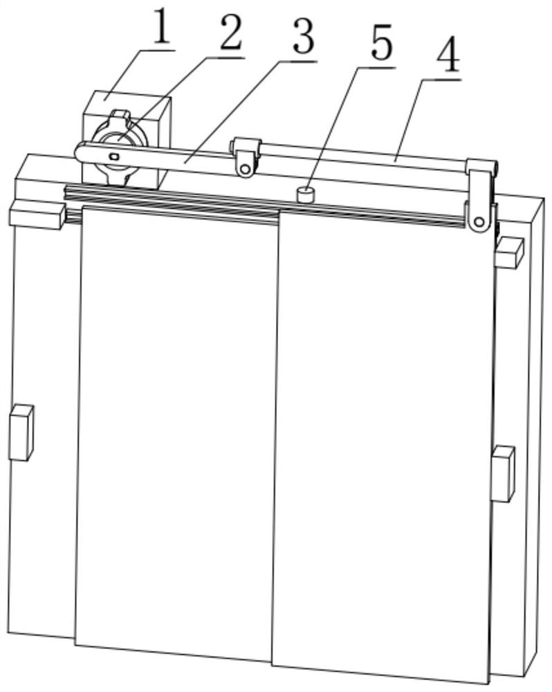 Intelligent door opening and closing actuator and working method thereof