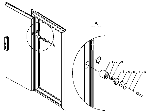 Door lock system and use method thereof