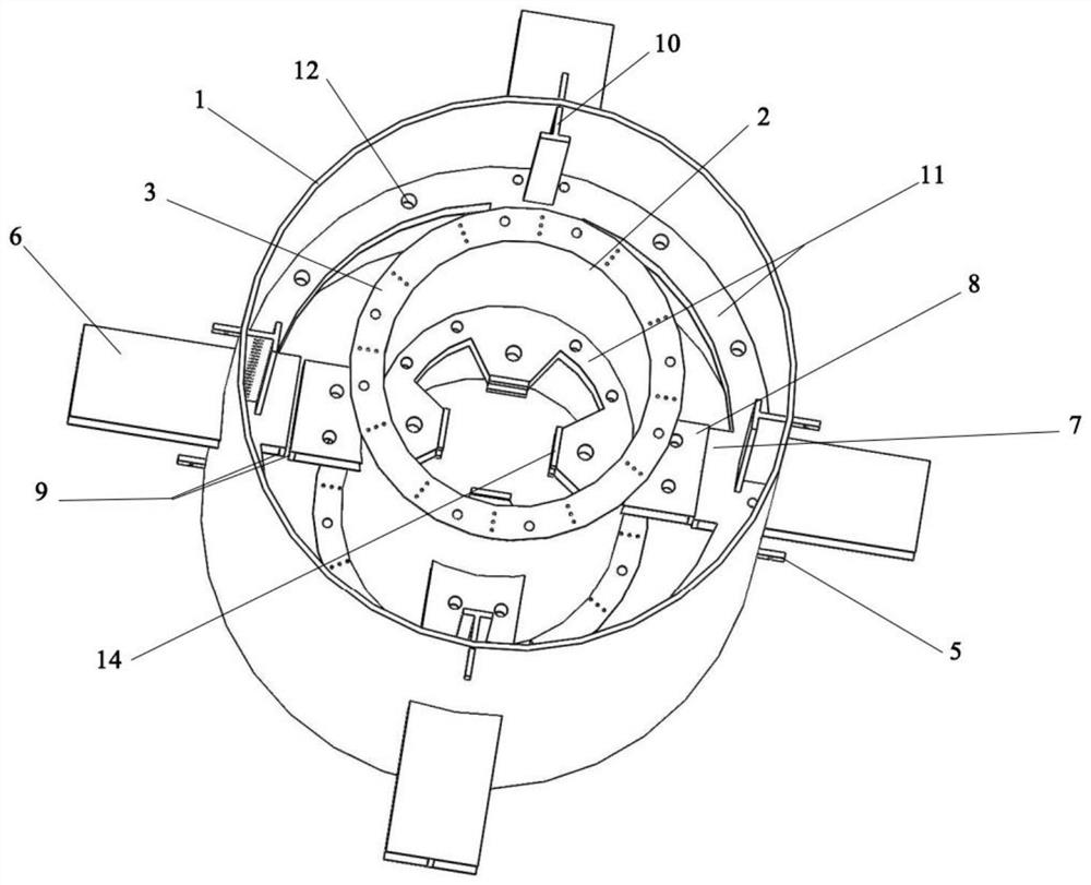 A composite steel tube concrete column beam column joint and column-column inner steel tube flange connection system