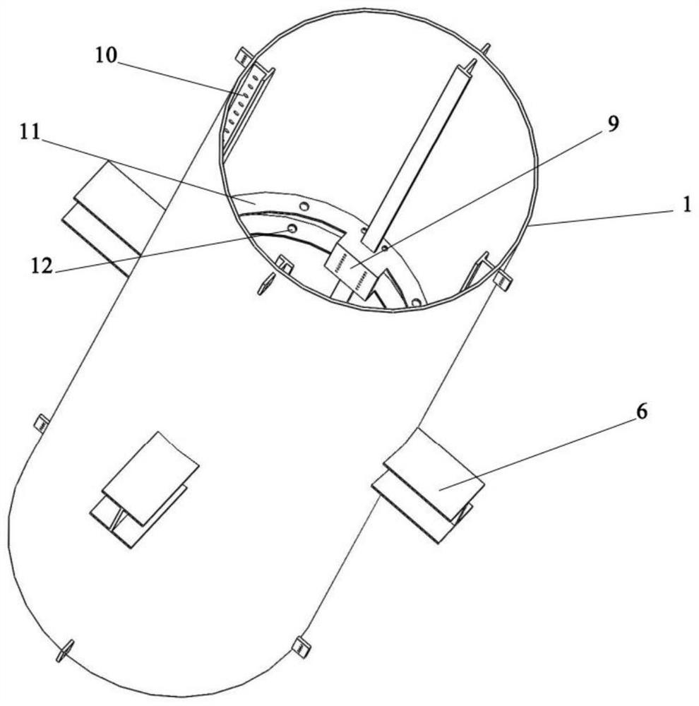 A composite steel tube concrete column beam column joint and column-column inner steel tube flange connection system