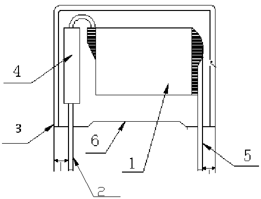 A metallized polypropylene film anti-interference resistance-capacitance module