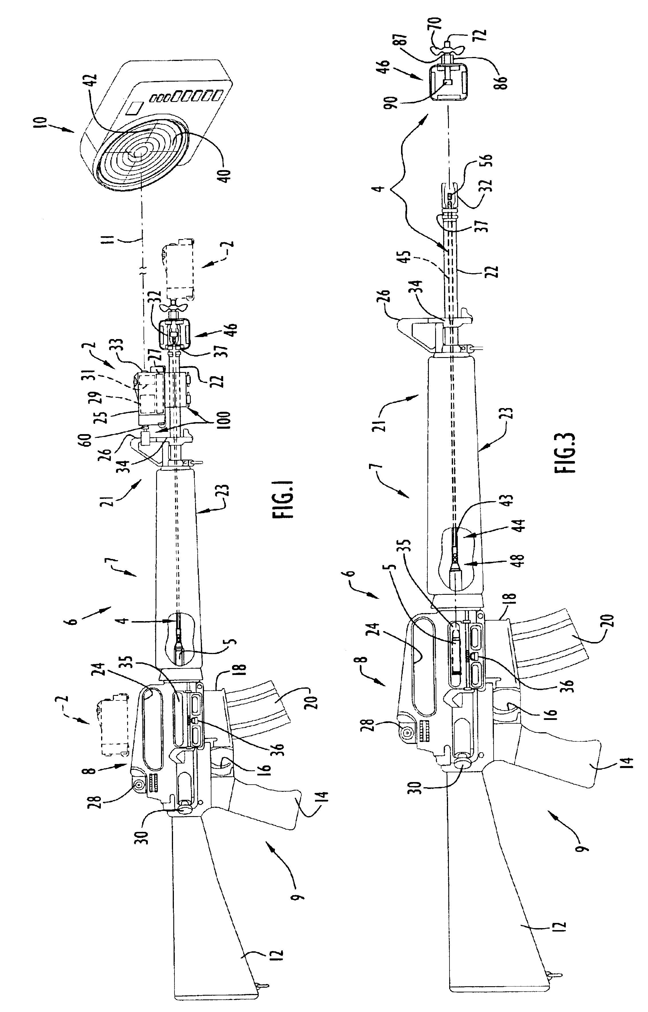 Firearm laser training system and method employing modified blank cartridges for simulating operation of a firearm