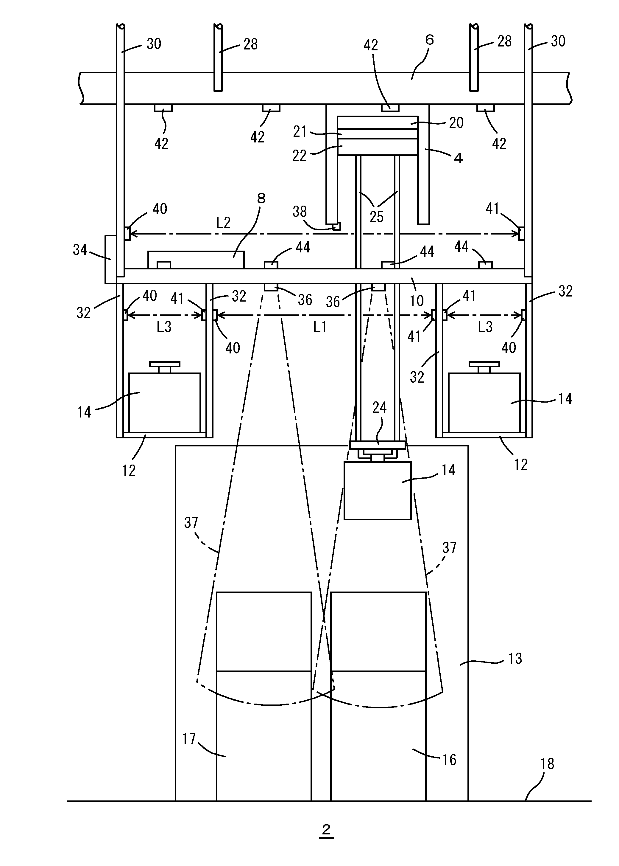 Overhead traveling vehicle system and control method for overhead traveling vehicle system