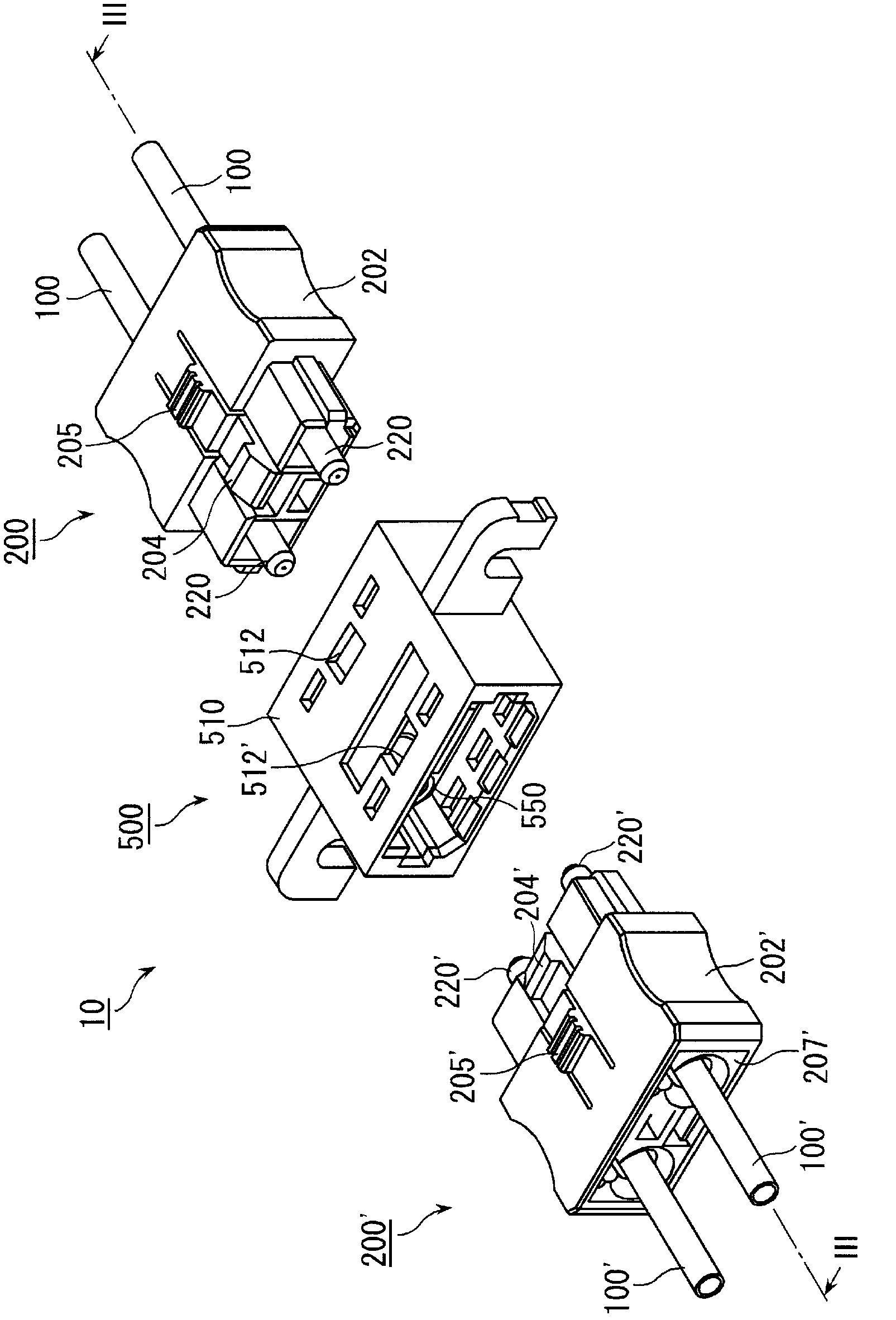Optical connector apparatus
