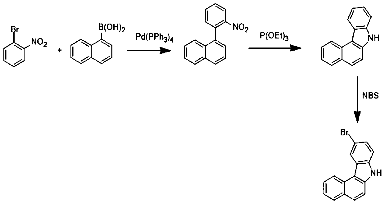 10-bromo-7H-benzo[c]carbazole preparation method