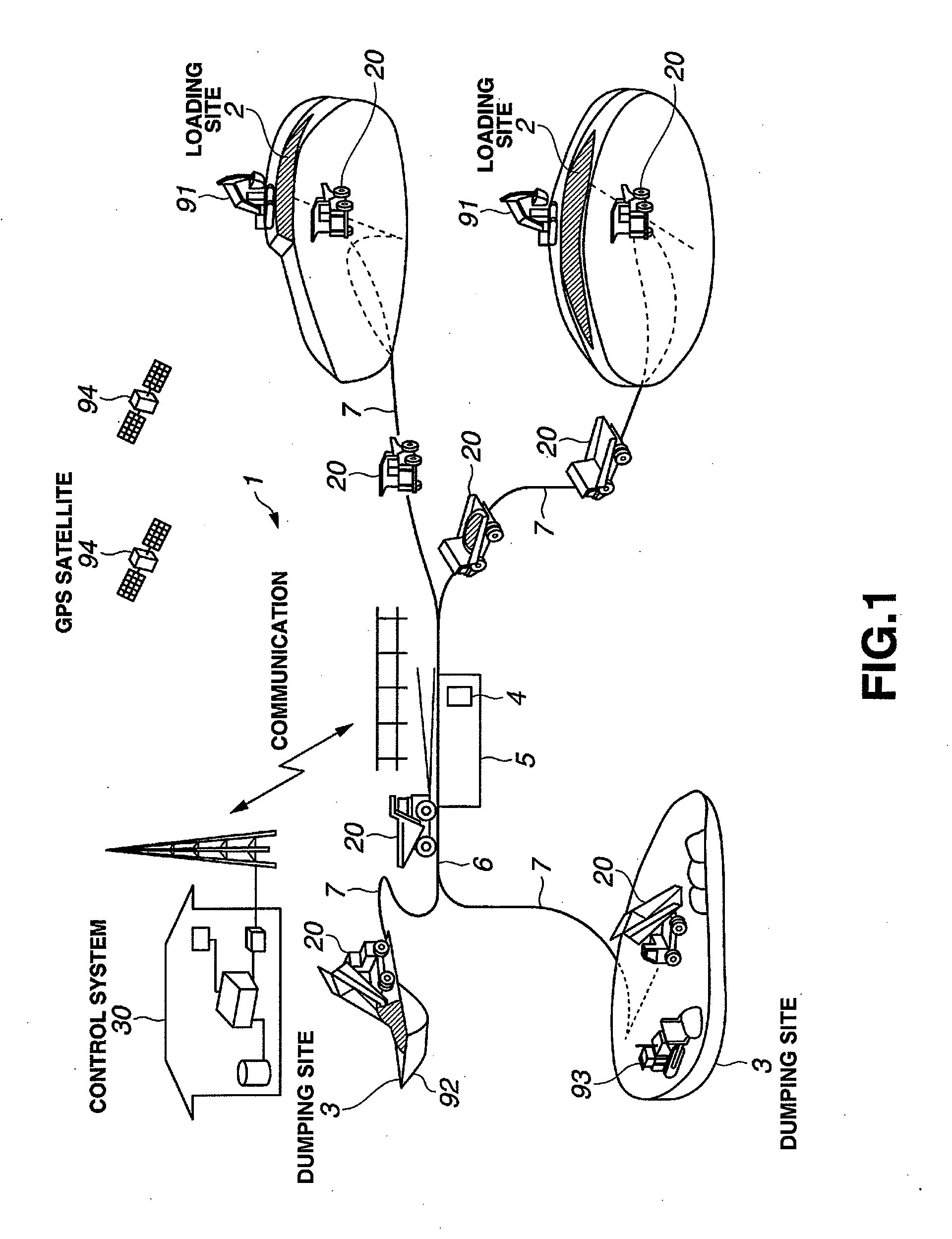 Travel route generating method for unmanned vehicle