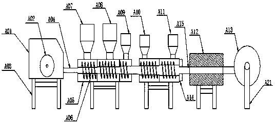 Cable producing device for improving cable safety performance and using method thereof