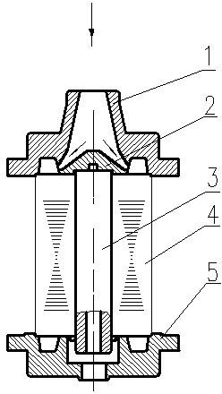 Centrifugal aluminium casting method of cage type rotor of motor