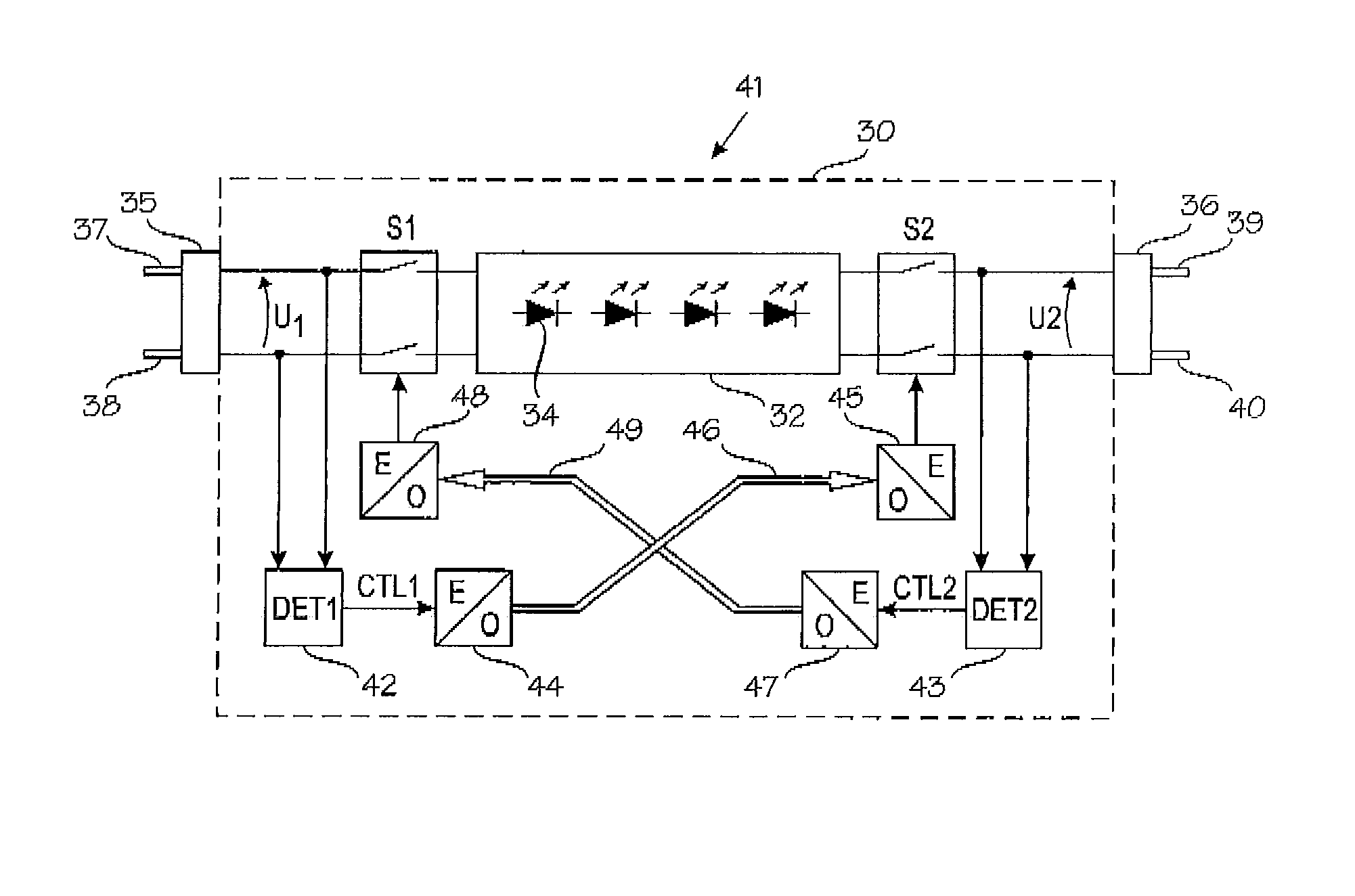 LED tube and lamp arrangement