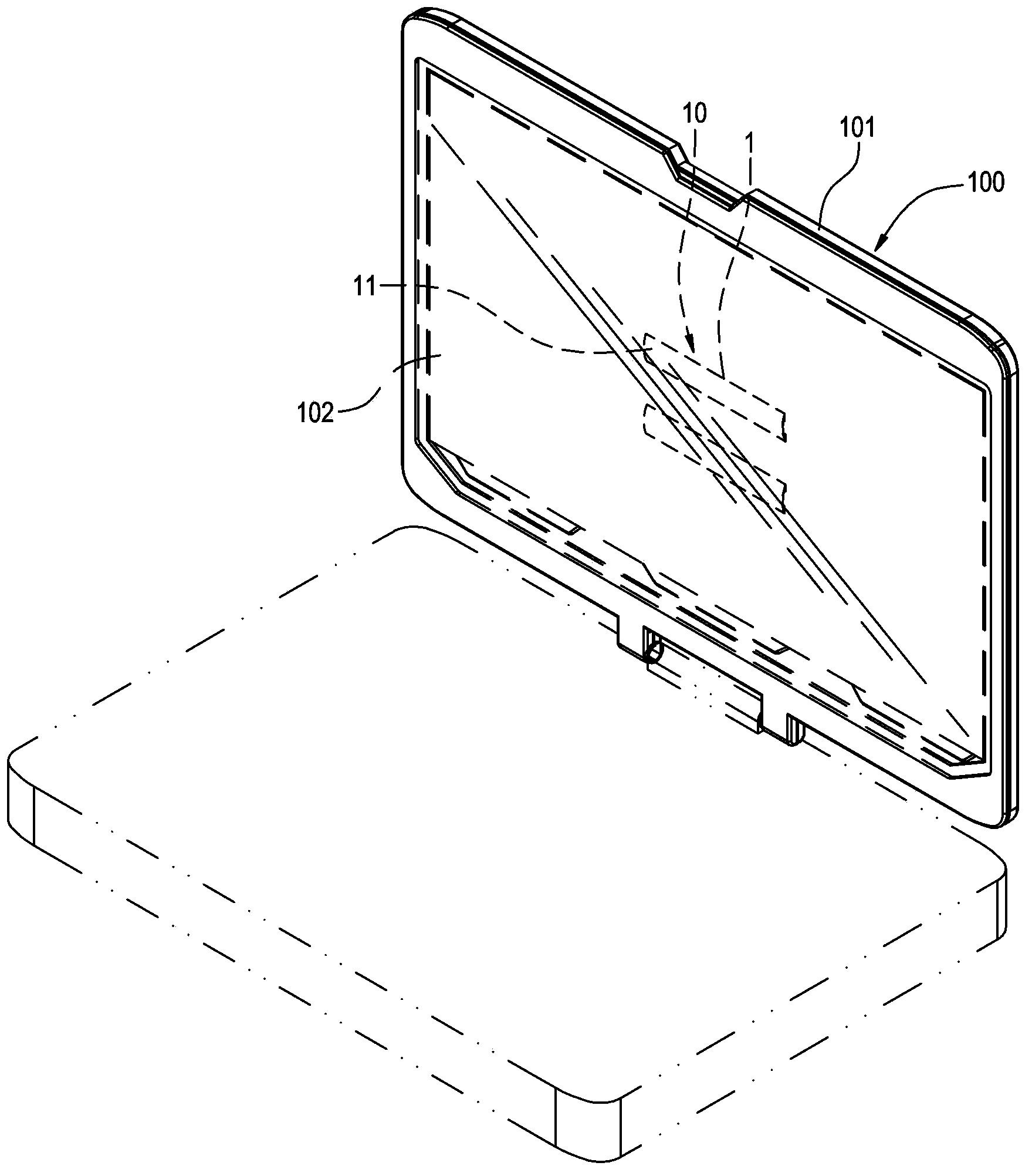 Pressure-resistance structure of electronic device
