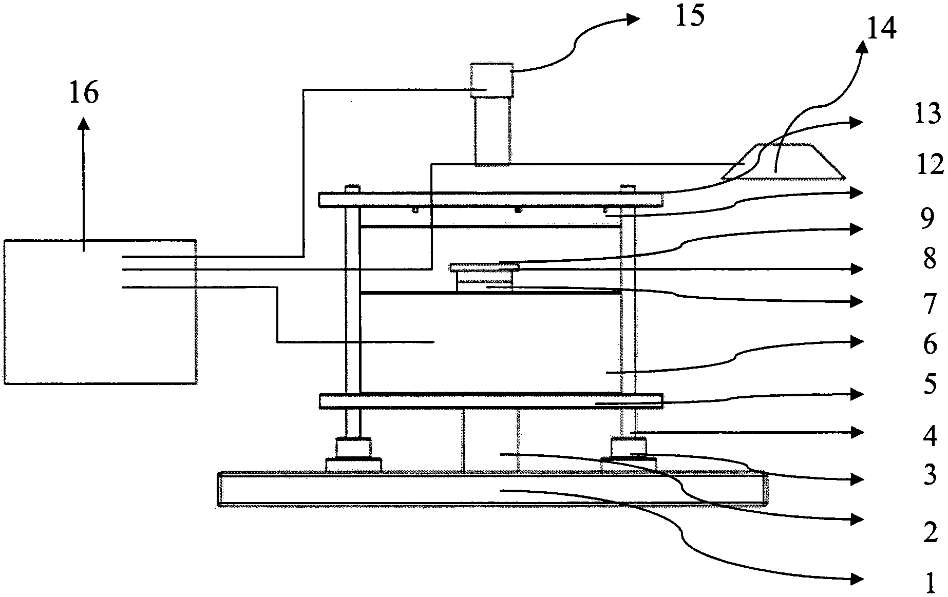Alignment type automatic de-molding ultraviolet nano impressing device and method