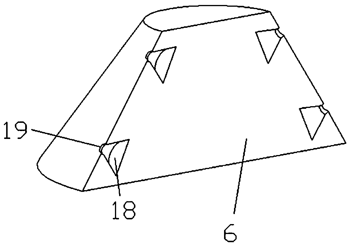 Novel rock cone crusher movable cone and using method thereof