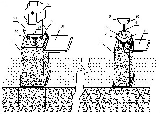 Method for monitoring ground subsidence of mining subsidence area based on three-dimensional laser scanning