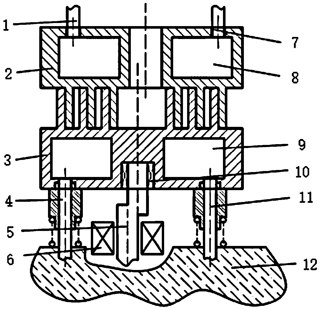 A scroll dynamic and static joint and a water-cooled oil-free scroll compressor