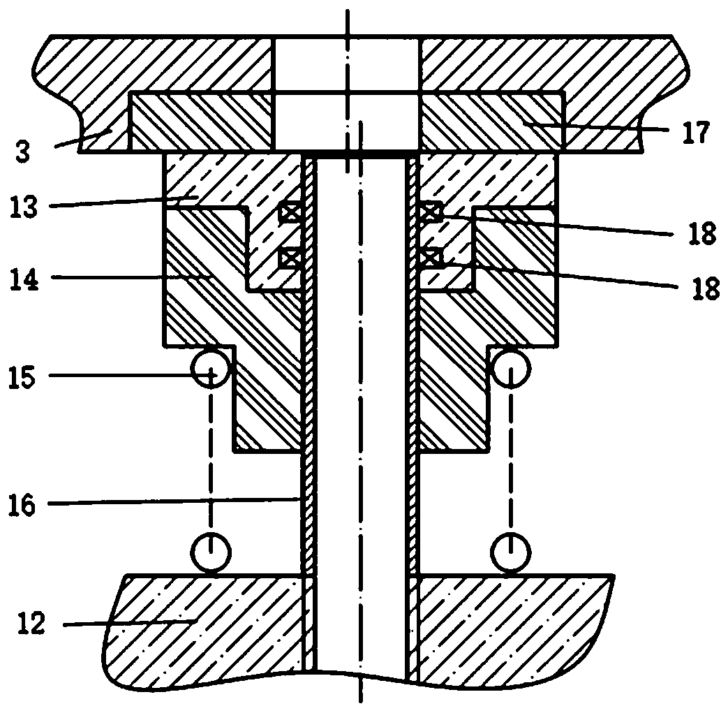 A scroll dynamic and static joint and a water-cooled oil-free scroll compressor