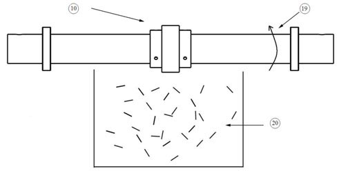Method for large area arrangement of nanowires