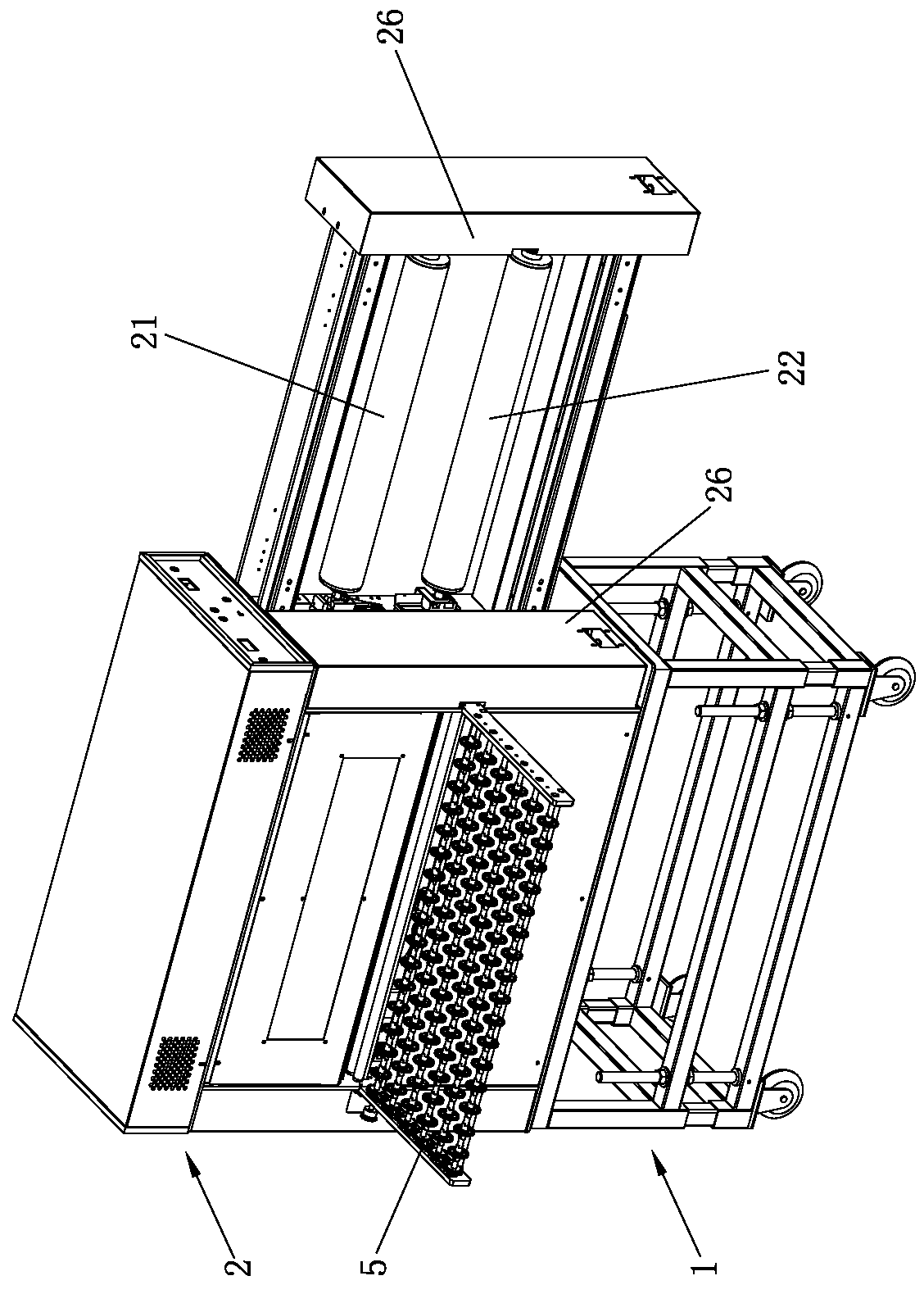 Board surface cleaning machine