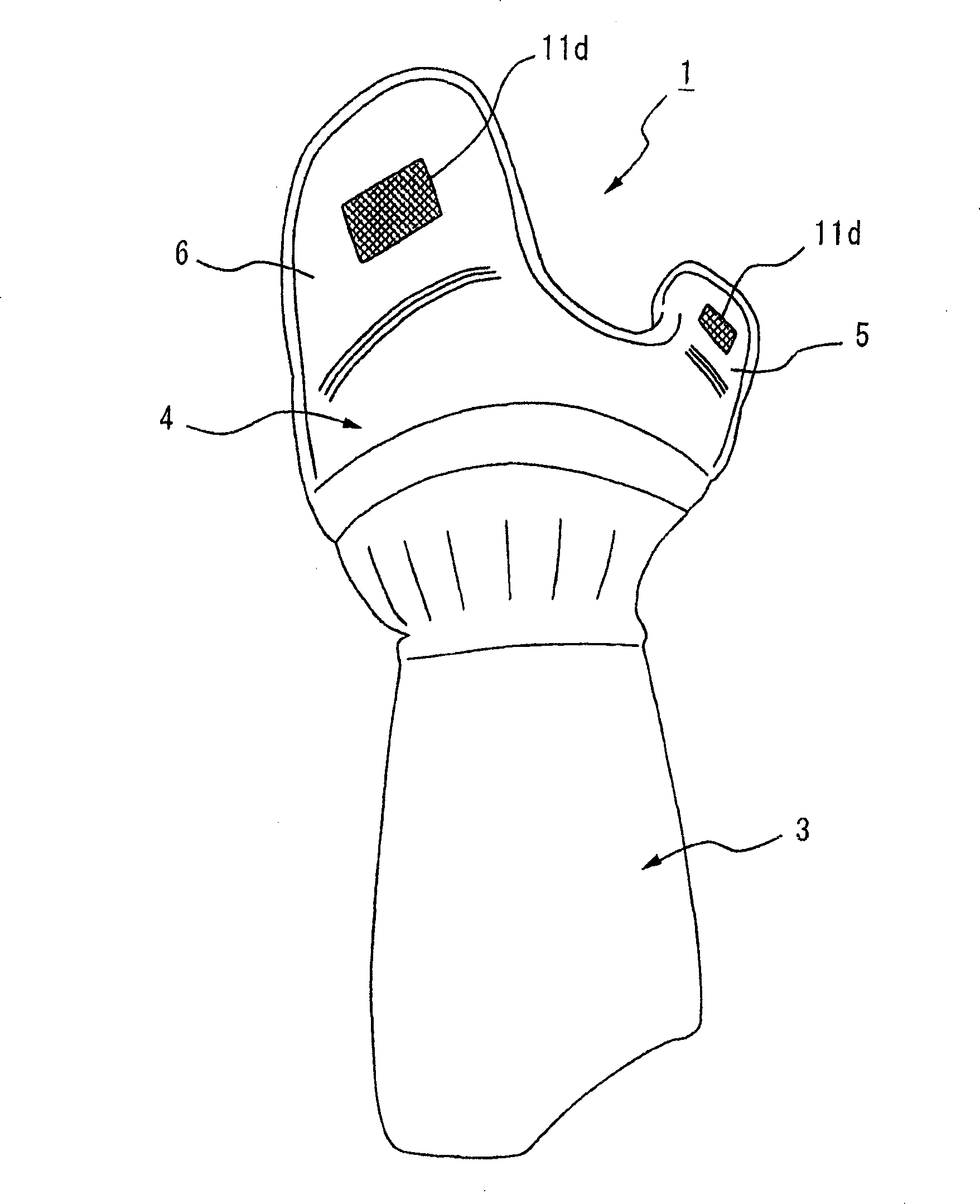 Glove for japanese fencing
