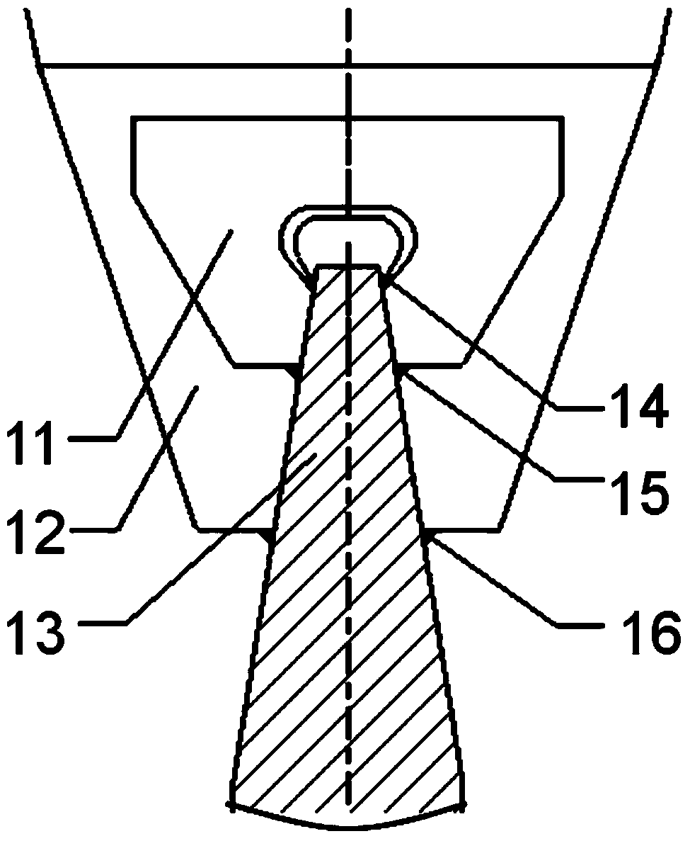 Connecting method of hydro generator rotor support