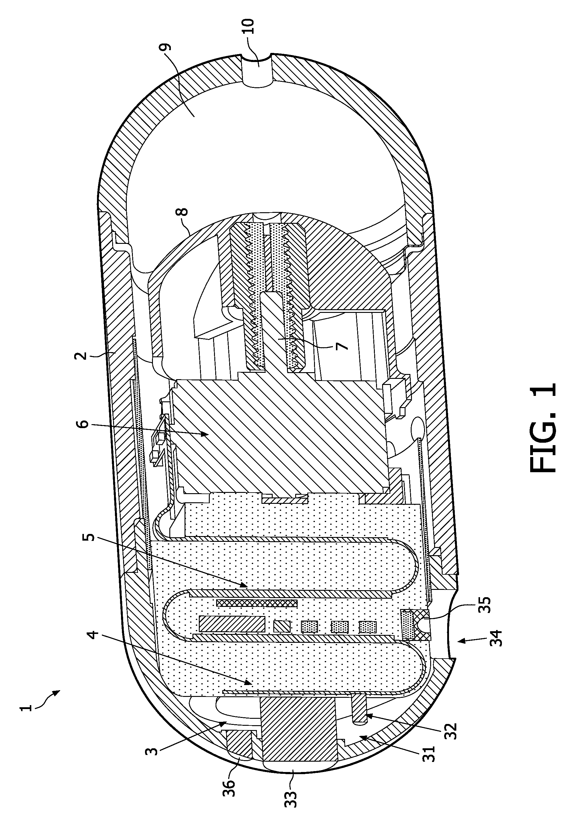 Method of preparing a swallowable capsule comprising a sensor