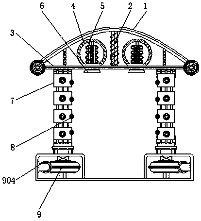 Ventilation device for greenhouse with temperature control function