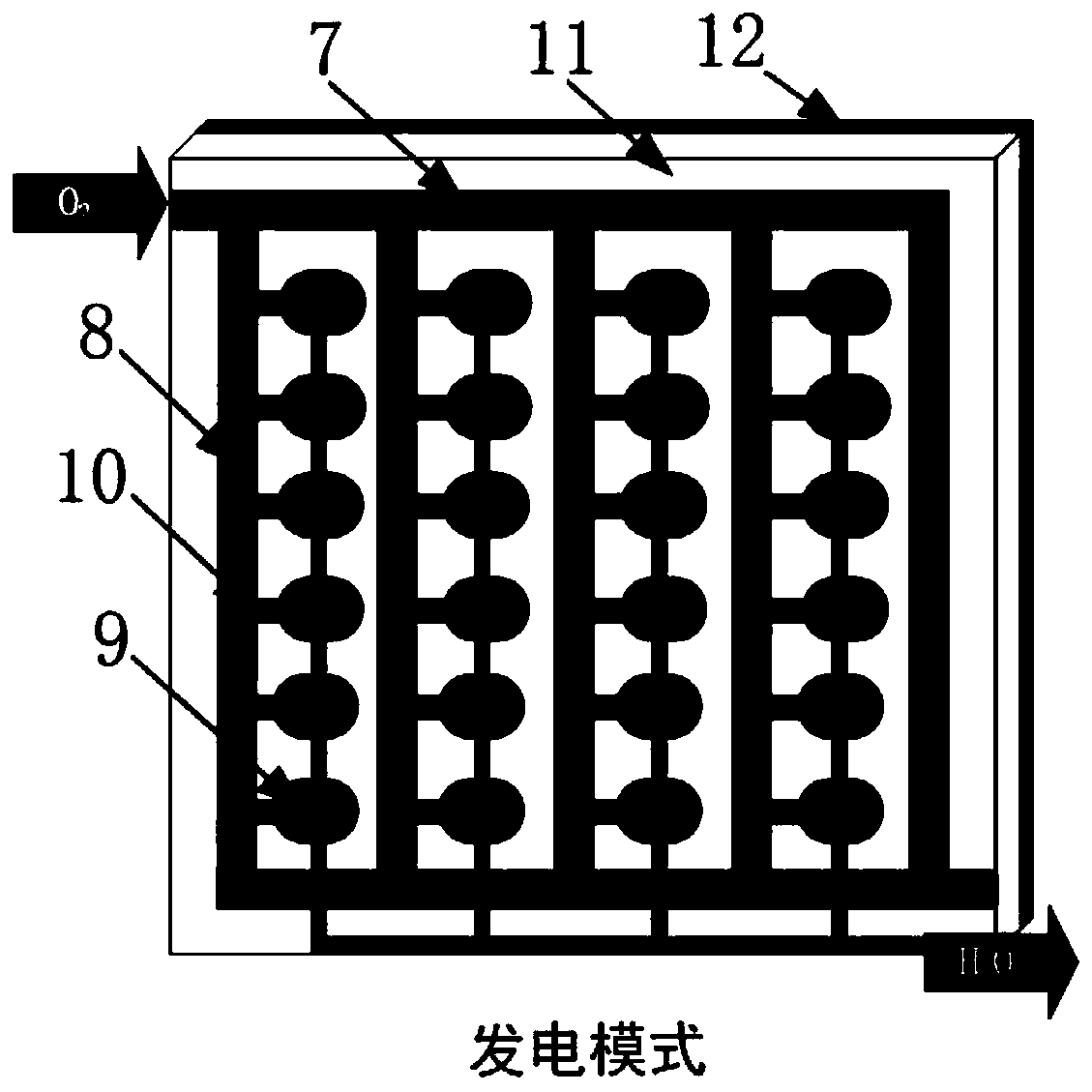 A bidirectional reversible fuel cell system