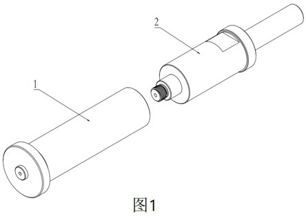 Sectional piston rod connecting structure of drilling pump