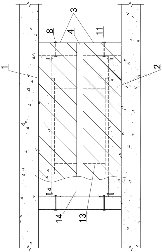 A kind of seismic isolation fireproof structure and its construction method