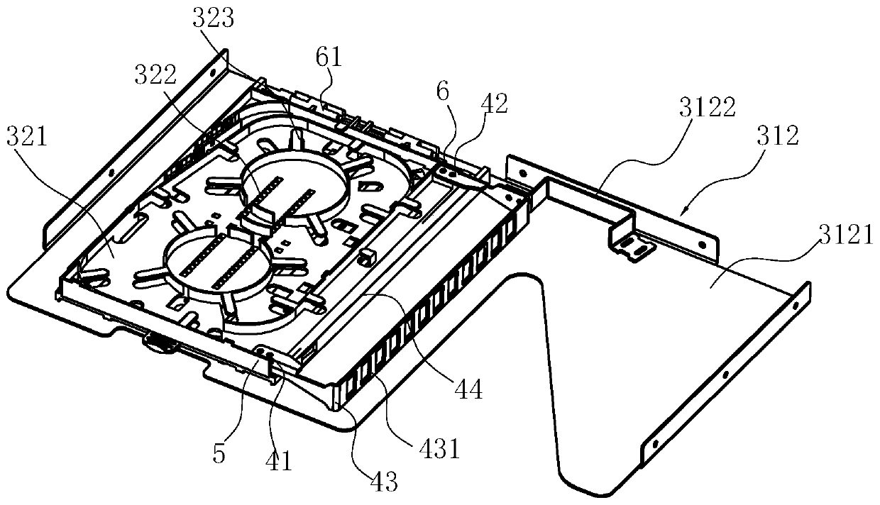 High-density cross connecting cabinet