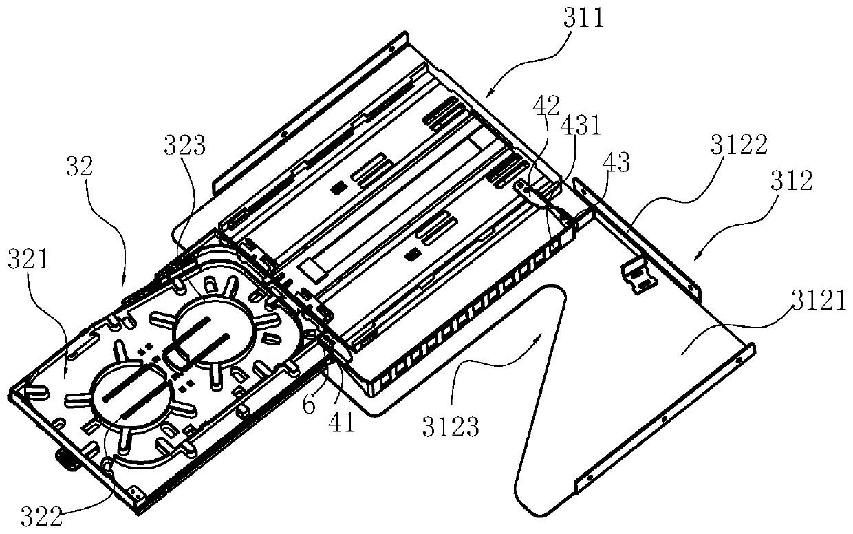 High-density cross connecting cabinet