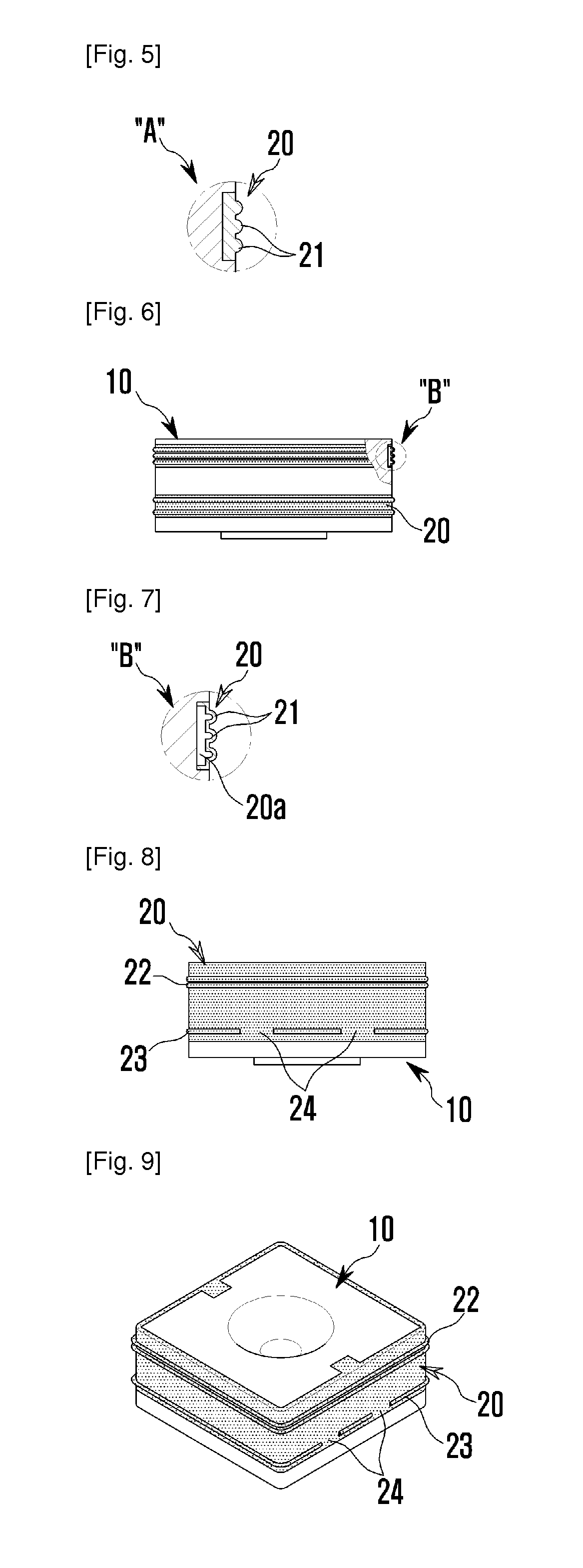 Piston For An Airless-Type Cosmetic Container
