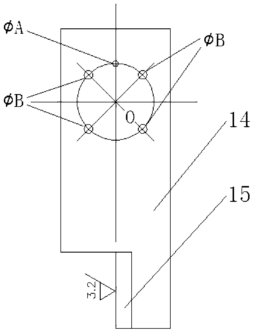 Assembly phase control method of crank head connecting block for large-interference crank shear