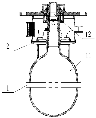 Fire extinguishing and explosion suppressing bottle with control chip and software