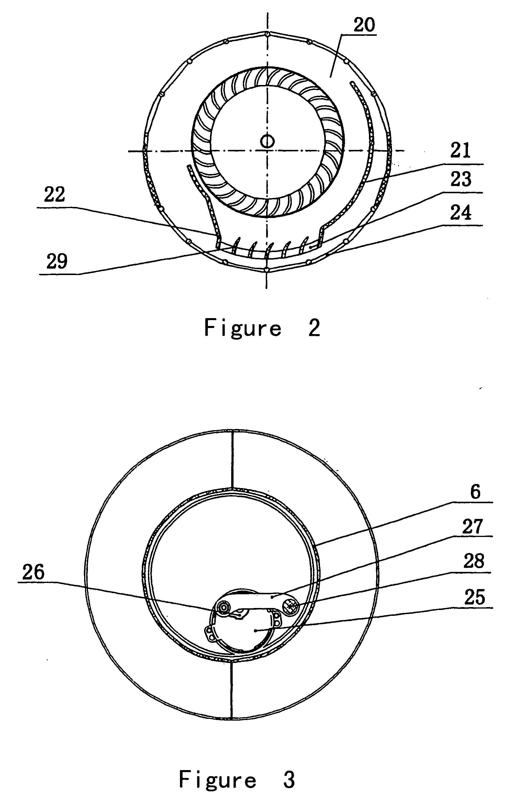 Blowing mechanism for column type electric fan