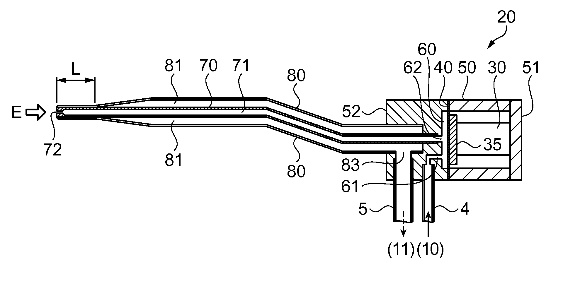 Fluid ejection device and medical instrument