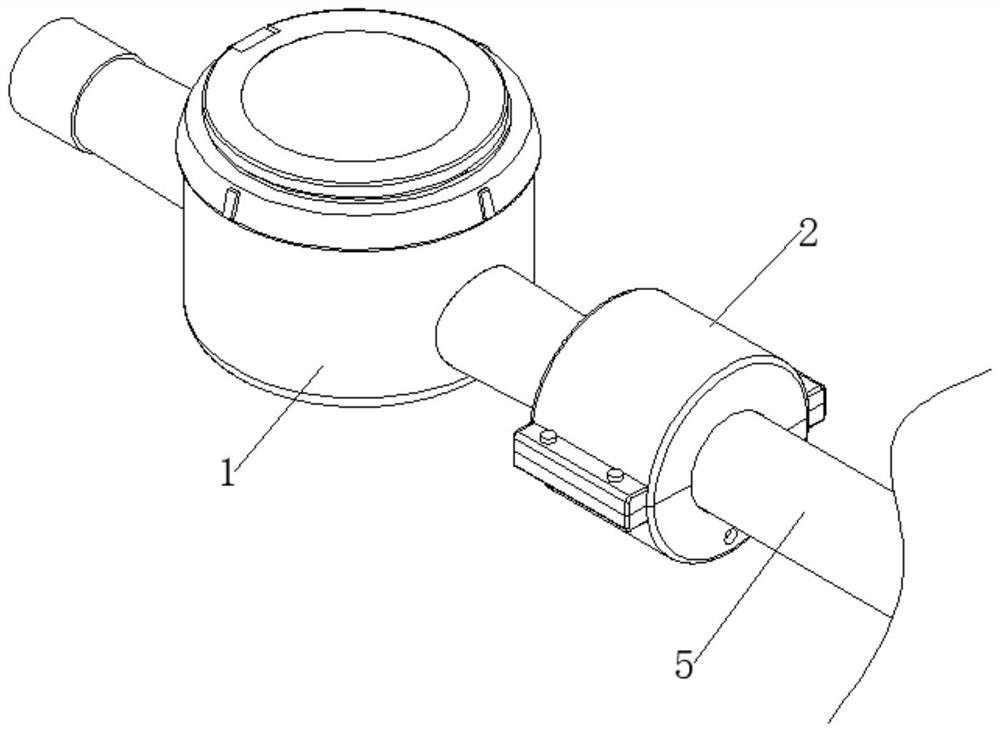 Anti-freezing device for water meter