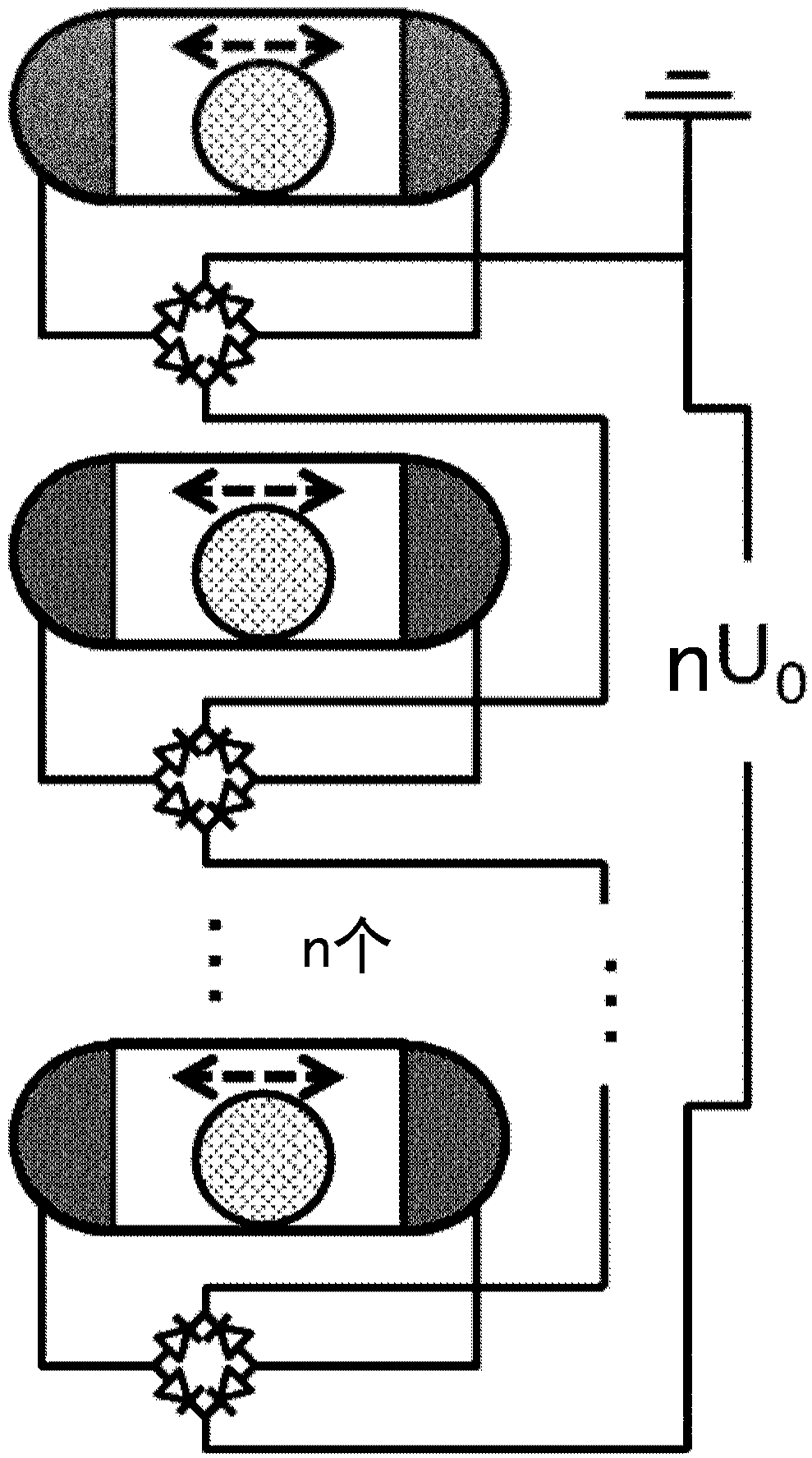 Capsule-type electret generator and energy supply device