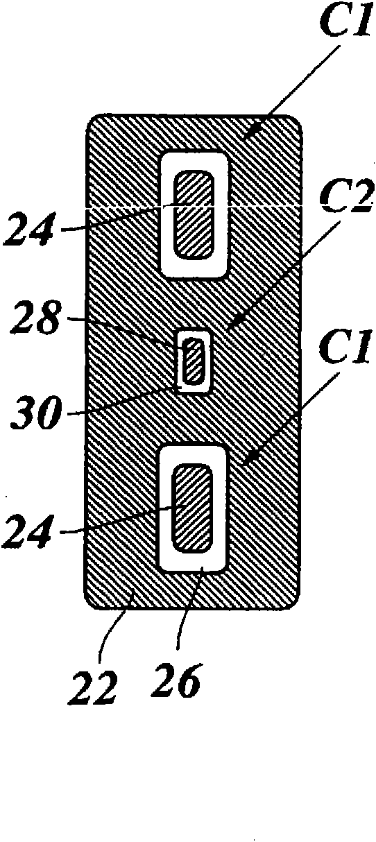 Method for contactless capacitive thickness measurements