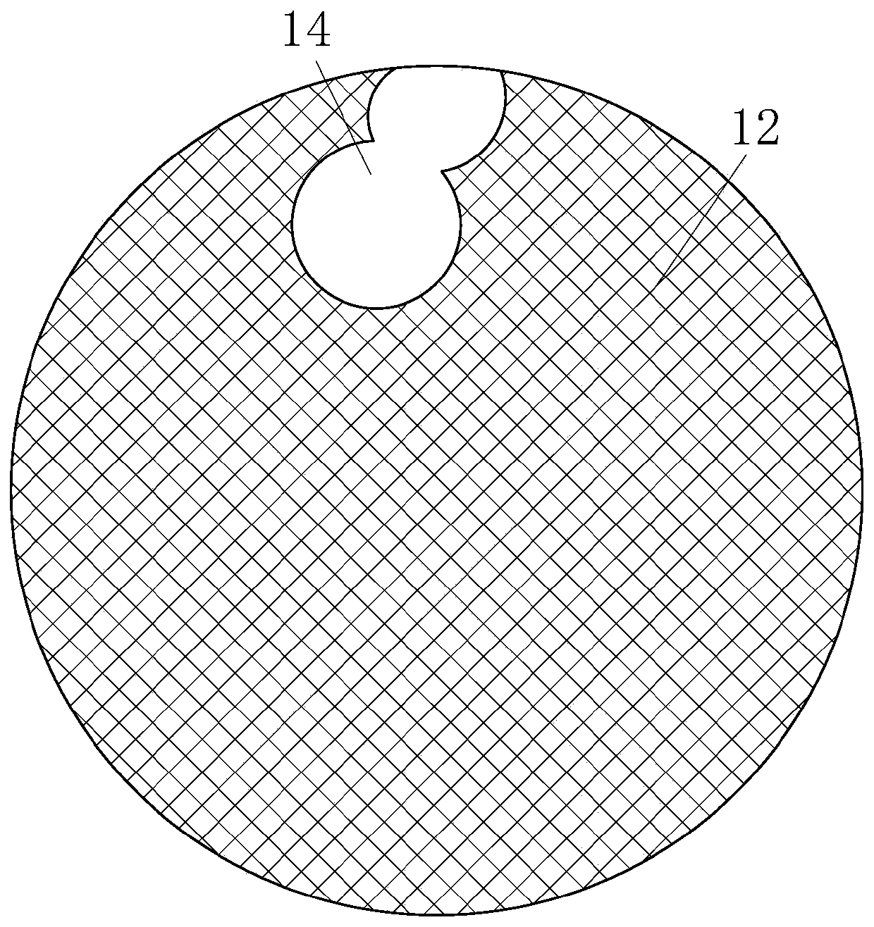 A tempered glass with good deformation resistance