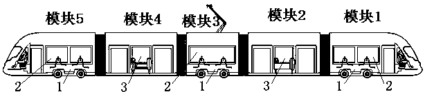 100% modern city tram module connection method